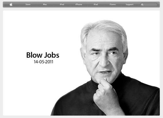 Image dlire : DSK: Blow Jobs