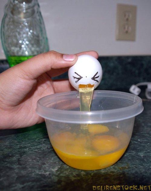 Image dlire : Oeuf Malade